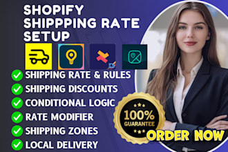 setup shopify shipping rate smart shipx sendcloud shipzip shipway easyship