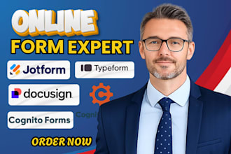 build interactive forms, quizzes and questionaire with typeform, jotform