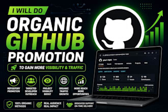 promote your github repository to increase traffic and exposure