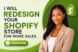 redesign your shopify store for more sales