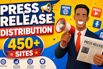 do press release writing and press release distribution to news sites