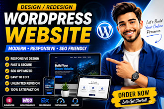 design a professional wordpress website for small business