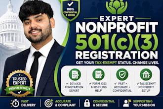 register 501c3 nonprofit, tax exempt form 1023 and irs