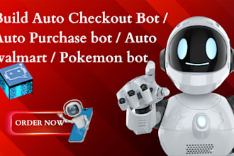 build auto checkout bot auto purchase bot pokemon bot walmart bot amazon bot
