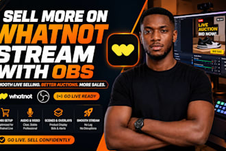 setup whatnot stream with obs for smooth live selling and auctions