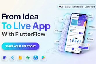 build flutterflow app, flutter flow and be flutterflow mobile app developer