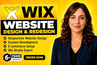 build wix website design wix studio wix online store expert