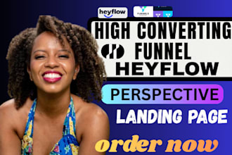 build perspective funnels or build responsive perspective heyflow landing page