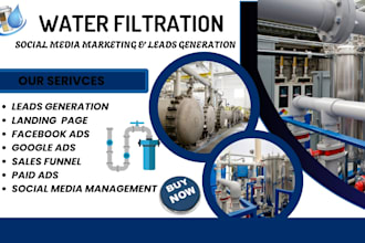 generate water filtration leads water treatment  filtration social media manager