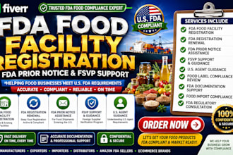 do fda food facility registration prior notice fsvp support fda import permit