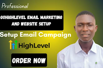 setup gohighlevel email marketing campaign, ghl website domain