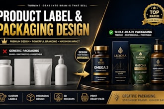 design supliful product label, supplement packaging, box, bottle, pouch