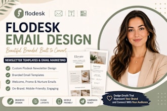 design flodesk newsletter email template branding flodesk email marketing