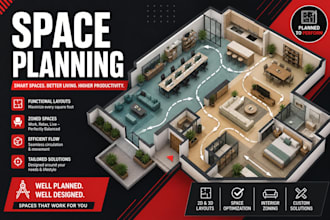 create smart space planning solutions for residential and commercial