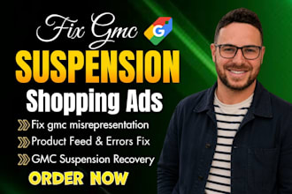 fix google merchant center misrepresentation suspension and shopping ads
