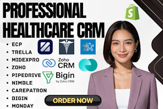 setup healthcare crm ecp trevella midexpro nimble bigin carepatron thryv
