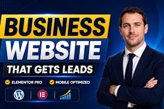 design a professional wordpress business site