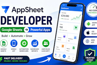 develop appsheet app googlesheets app android app automation
