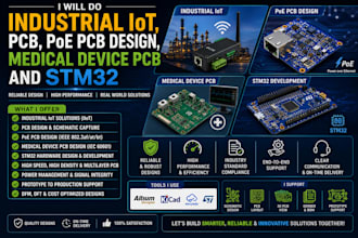 do industrial iot, pcb, poe pcb design, medical device pcb and stm32