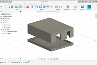 design electronic enclosure and pcb casing for 3d printing, solidworks cad model
