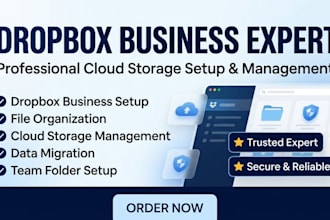 setup dropbox business and organize your cloud files professionally