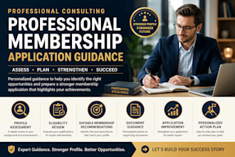 assess your profile and guide your professional membership application