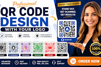 create qr code with your logo qr code design custom qr code business qr code