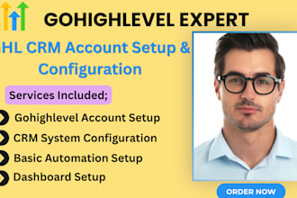 set up your ghl CRM account, ghl automation,ghl setup, zoho crm, ghl expert