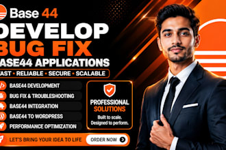 develop base44 bug fix base44 app expert base44 integration base44 to wordpress