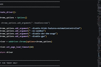 develop custom python scripts and automation for you