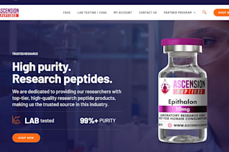 fda compliant peptide website peptide store peptide peptide ads biotech website