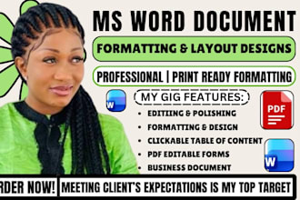 edit and format your business report or proposal investor ready