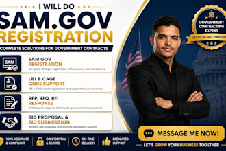 do sam gov registration, rfp, rfq, rfi, bid proposal and bid submission