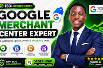 fix merchant center misrepresentation and setup google shopping ads