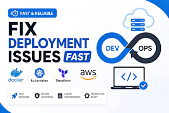 fix docker kubernetes terraform ci cd AWS deployment issues fast ai agents llm