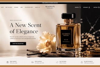 build perfume shopify store perfume shopify obd fragrance store perfume website