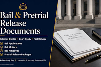 prepare a persuasive bail motion affidavit for court as a US attorney