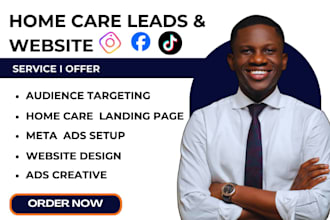 home care home care leads healthcare leads elderly care leads home care website