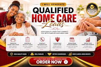 home care home care leads healthcare leads elderly care leads home care website