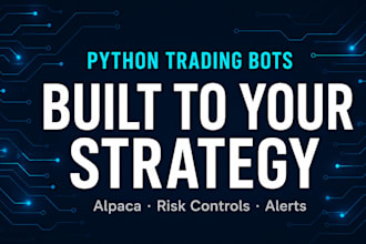 build a custom python stock trading bot to your strategy