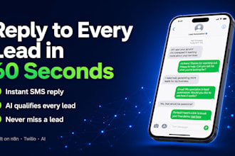 build a speed to lead n8n automation that texts new leads instantly
