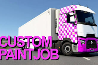 design custom ets 2 ats truck skins and professional liveries, ets2 ats