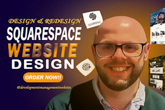 design squarespace website, wix, wordpress, woocommerce site for you
