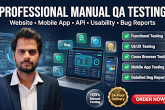 do manual QA testing and detailed bug reporting