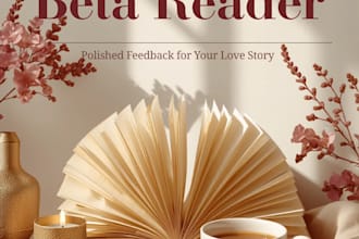 beta read the first 2 chapters of your romance novel