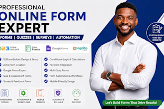 create formsite 123formbuilder form embed cognito zoho google quiz survey expert