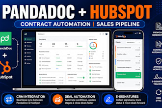build pandadoc hubspot contract automation pipeline for sales deal automation