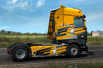 design custom ets 2 ats truck skins and professional liveries, ets2 ats