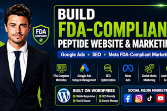 build peptide brand peptide website peptide google ads fb ads peptide marketing