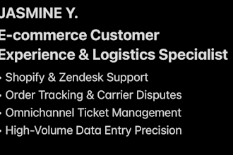 be your ecommerce customer support and logistics manager